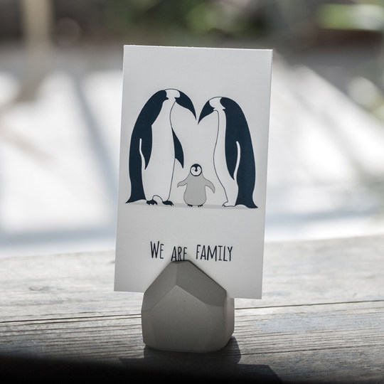 Card base note holder photo holder business card holder