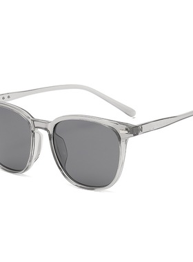 日本品质韩版TR90超轻方形黑色显脸小太阳镜网红女潮素颜防紫外线