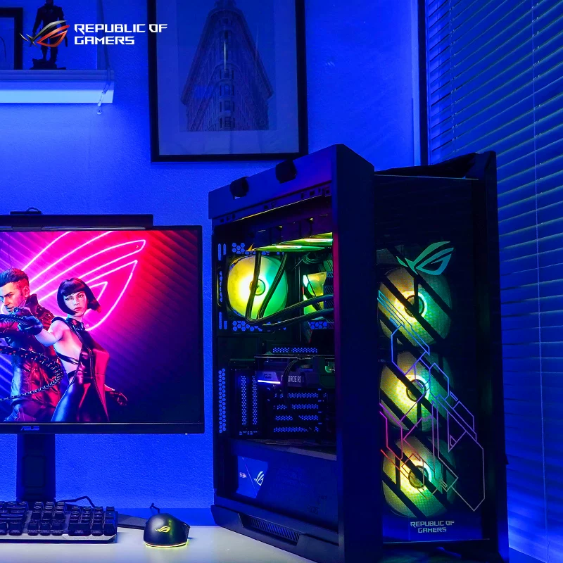 РГГ Игрок Страна i9 11900/RTX3070TI/3080 видеокарта Asus Бог солнца Бессбойная игра DIY сборка материнская плата водяное охлаждение семейный барабан Eye of the prodigal компьютерный корпус