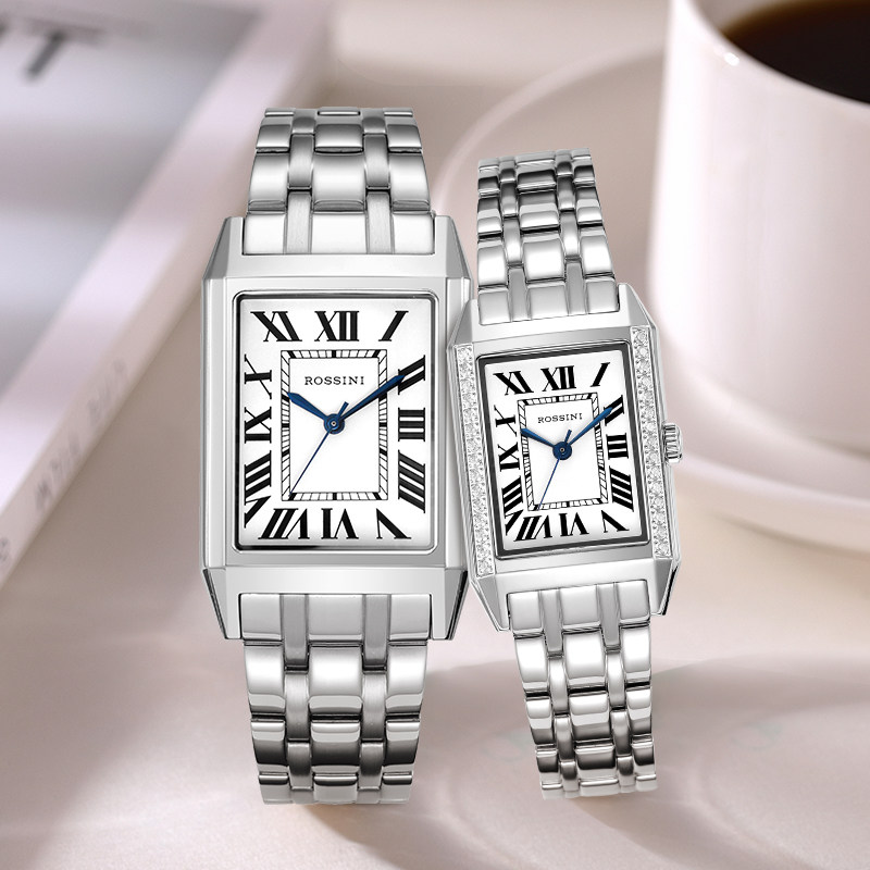 专柜罗西尼女长方形简约气质石英表 罗西尼瑞德方华国产腕表