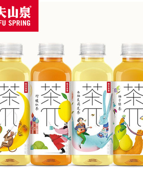 农夫山泉茶派π500ml*15瓶茶饮料整箱茶兀蜜桃乌龙茶柠檬红茶混装