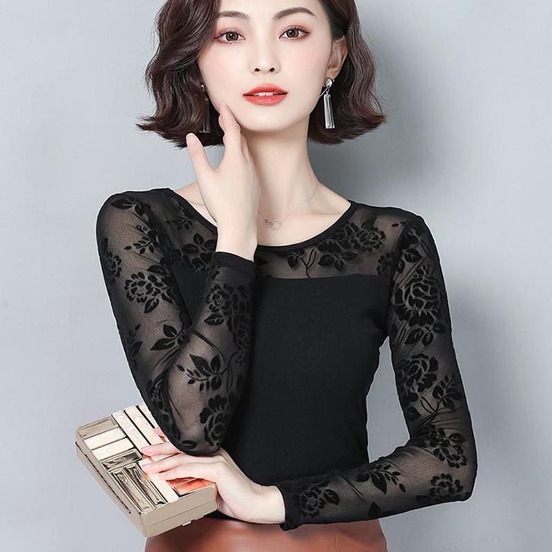 长袖女外穿2020秋冬装新款印花t恤 靓妃娅T恤