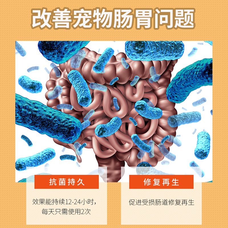 慧宠儿克痢肽宠物猫便血拉肚子狗猫咪肠道拉稀修复止呕吐腹泻安痢 - 图1