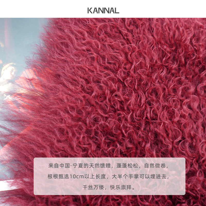 『巴黎周末』高级法式酒红色滩羊毛抱枕沙发毛绒靠垫样板间售楼处,淘宝优惠券,粉丝福利购,淘宝优惠卷