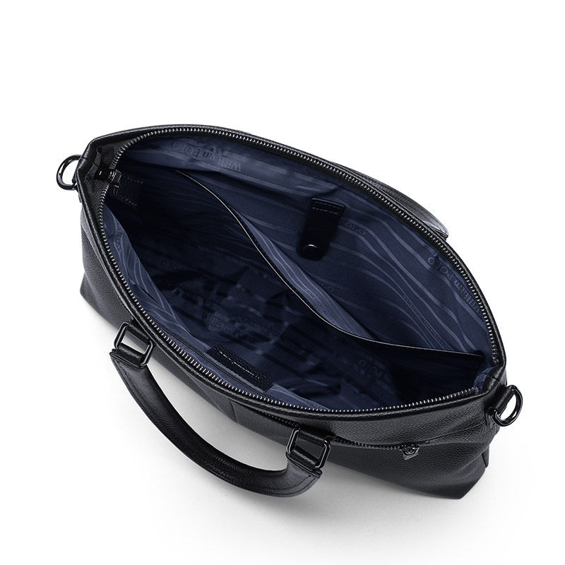 英皇保罗真皮公文包男士潮斜挎包 英皇保罗男士包袋