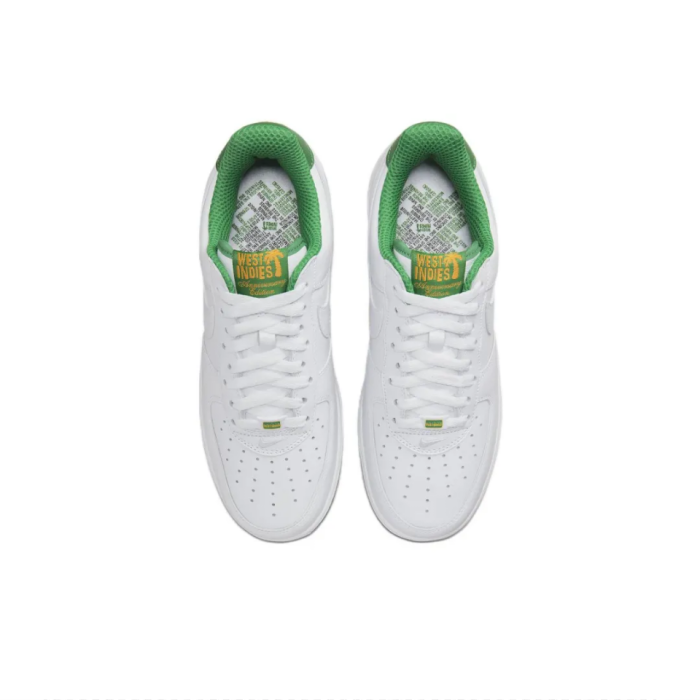 Nike Air Force 1 Low潮流经典休闲板鞋 白绿 布鲁克林DX1156-100 - 图0