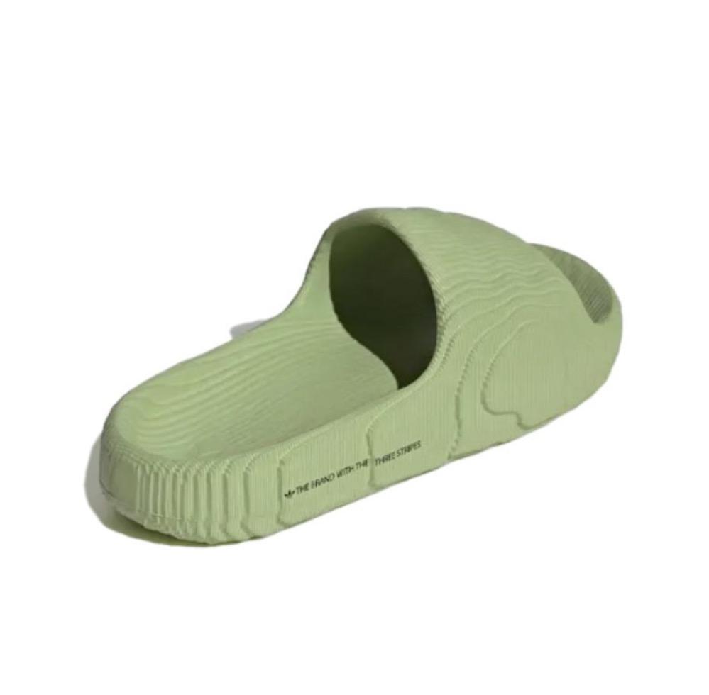 adidas originals Adilette 22舒适耐磨拖鞋绿男女同款GX6946-图1