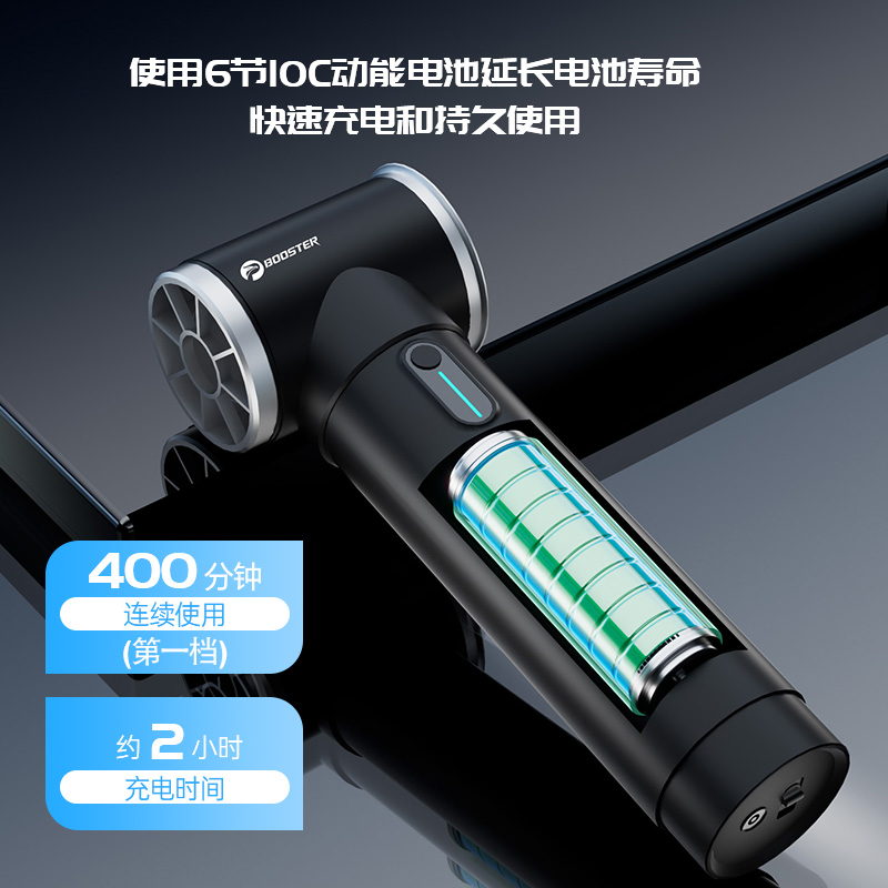 菠萝君booster户外手持暴力风扇高速涡轮 50涵道无刷吹水洗车机