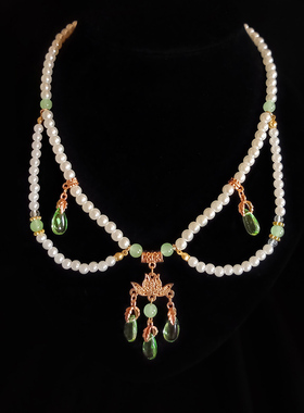 汉服璎珞项链绛尾儿女