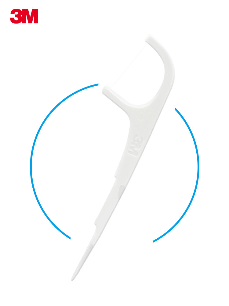 3m家庭装安全超细剔牙线清洁牙线棒 3m悠陌牙线/牙线棒