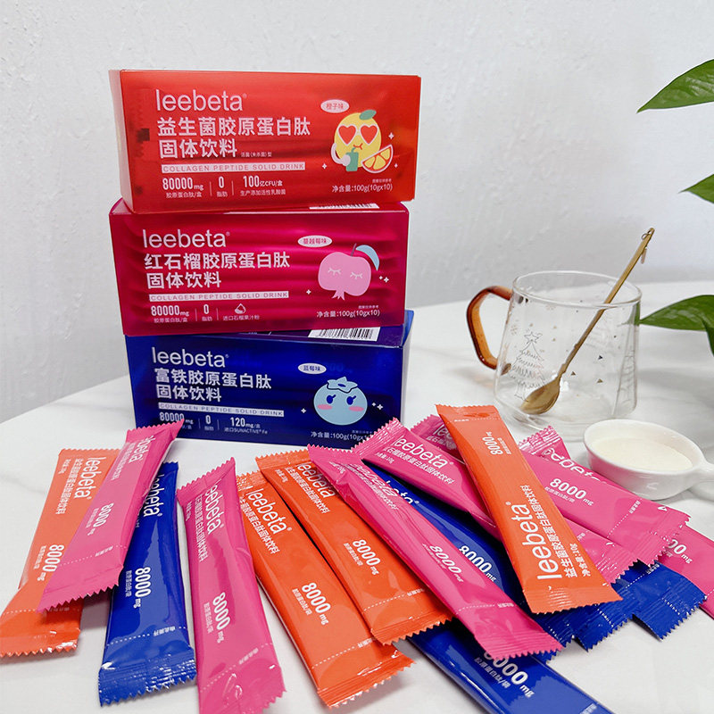 恒蓬leebeta益生菌胶原蛋白肽固体饮料-80000mg胶原蛋白/盒,淘宝优惠券,粉丝福利购,淘宝优惠卷