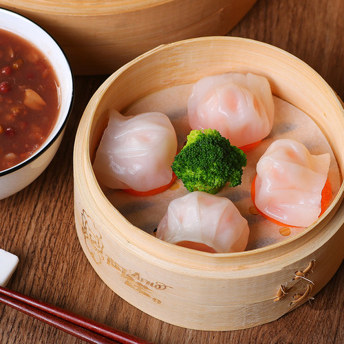 阿诺水晶虾饺皇广式点心港式早茶鲜虾仁饺子水饺速冻早餐煎饺 - 图1