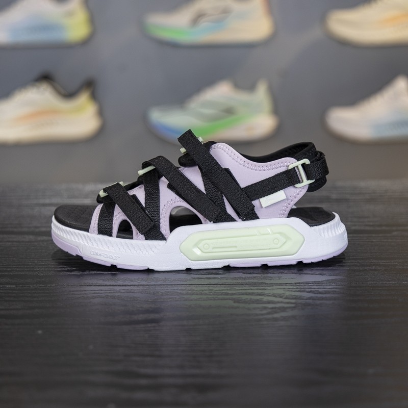 正品李宁儿童凉鞋2025男女大童透气漏趾魔术贴沙滩凉鞋YKUV010,淘宝优惠券,粉丝福利购,淘宝优惠卷