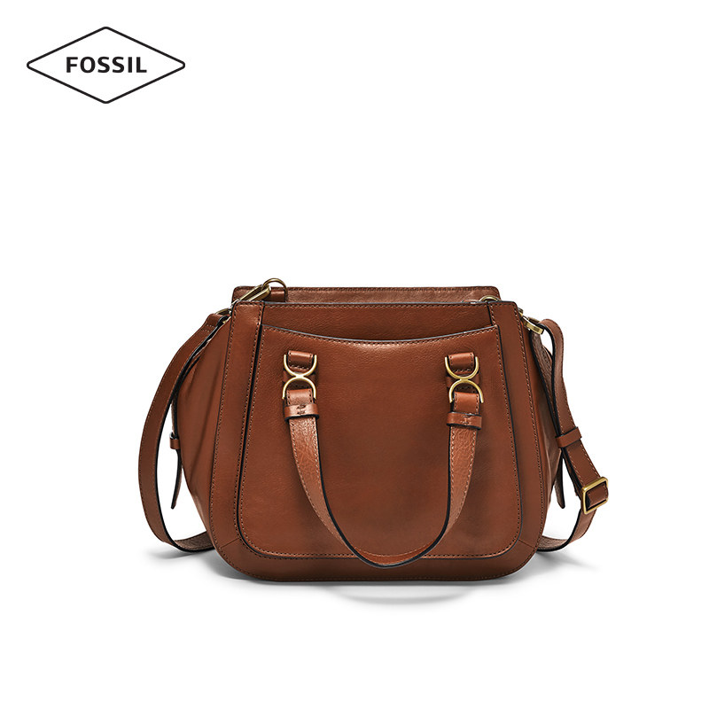 【新年礼物】fossil化石通勤水桶包 fossil箱包女士包袋