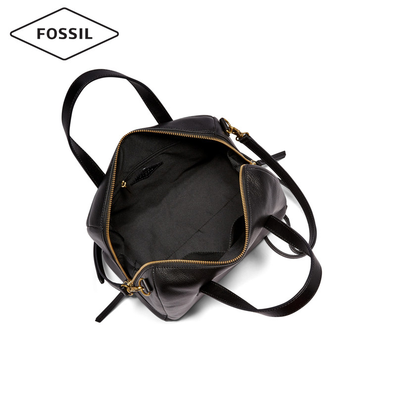 【新年礼物】fossil化石复古波士顿包 fossil箱包女士包袋