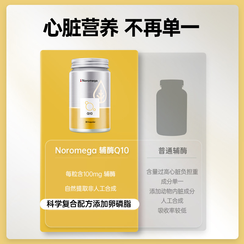 【百亿补贴】挪威noromega辅酶软胶囊 NOROMEGA海外辅酶Q10