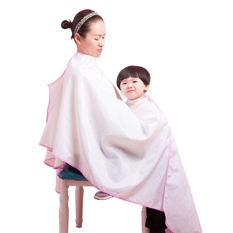 韩国新生儿童宝宝剪发围布挡碎发不沾发成人理发围布幼儿剃头围布 - 图3