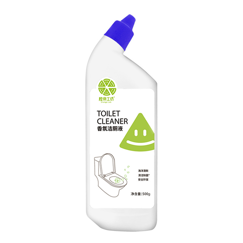 橙乐工坊一骏专卖店橙乐工坊洁厕液洁厕灵马桶清洁剂家用卫生间厕所除臭香味2瓶500g3