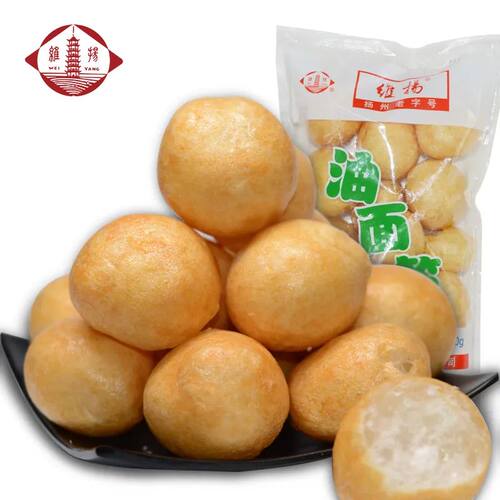 【维扬豆制品】70g*3袋小清水油球 正宗油面筋塞肉火锅菜菜麻辣烫 - 图0