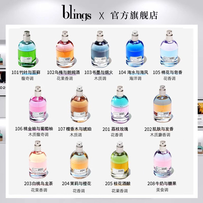 【blings自然实验室香水】小众香男香 blings香水