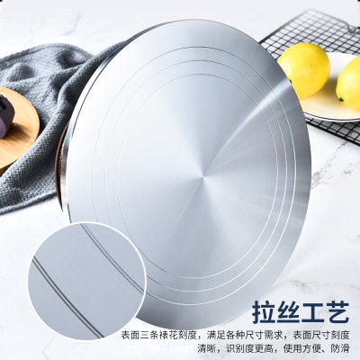 商用铝合金裱花转台裱花台做生日蛋糕转盘家用烘焙工具全套套装 虎窝淘