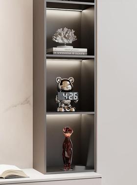 北欧现代简约轻奢银色组合套装摆件百搭家居电视柜背景墙壁龛摆设