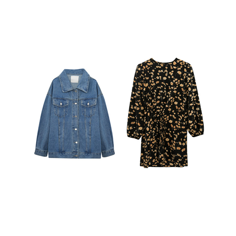 菡薇妮牛仔外套2020初秋季新款上衣 菡薇妮短外套