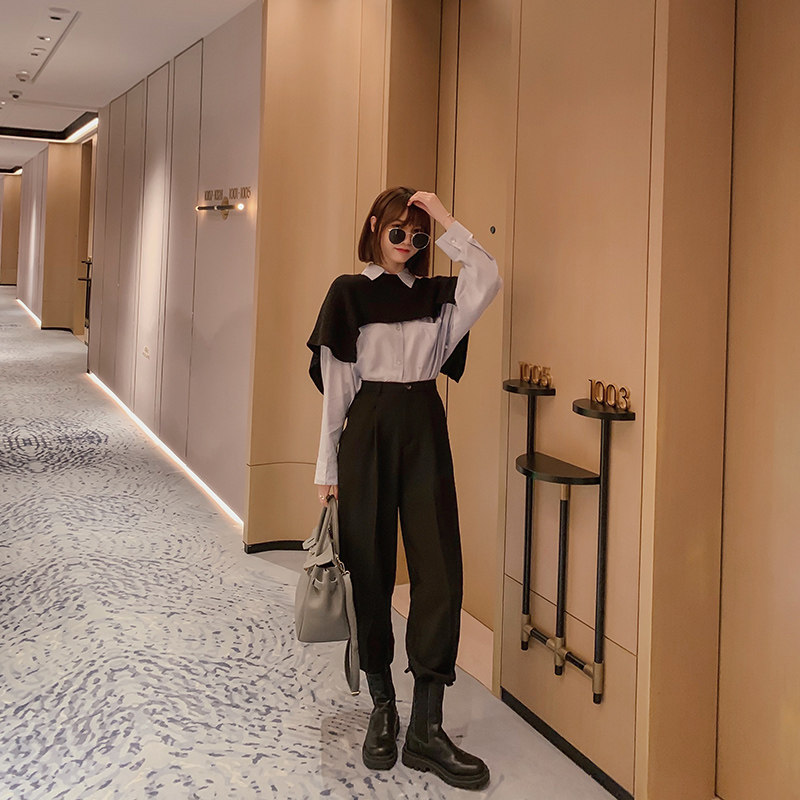 菡薇妮针织披肩2020年初秋季衬衫 菡薇妮衬衫