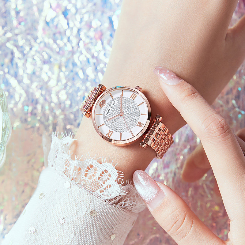 啊玛尼满天星手表女士ins martinscrose国产腕表