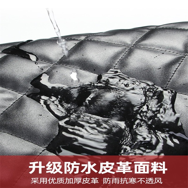 电动车摩托车护膝男女士关节保暖发热套骑行防寒风加绒厚冬季专用