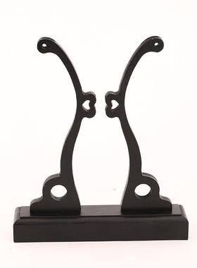 扇子底座团扇厂家制造男扇女扇架子宫扇圆扇扇托古风扇架扇座雅致