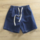 Youth popular wash cotton loose shorts five-point pants