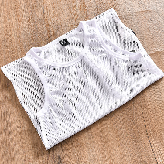 Летний пуловер с узкими плечами, жилет из ледяной сетки