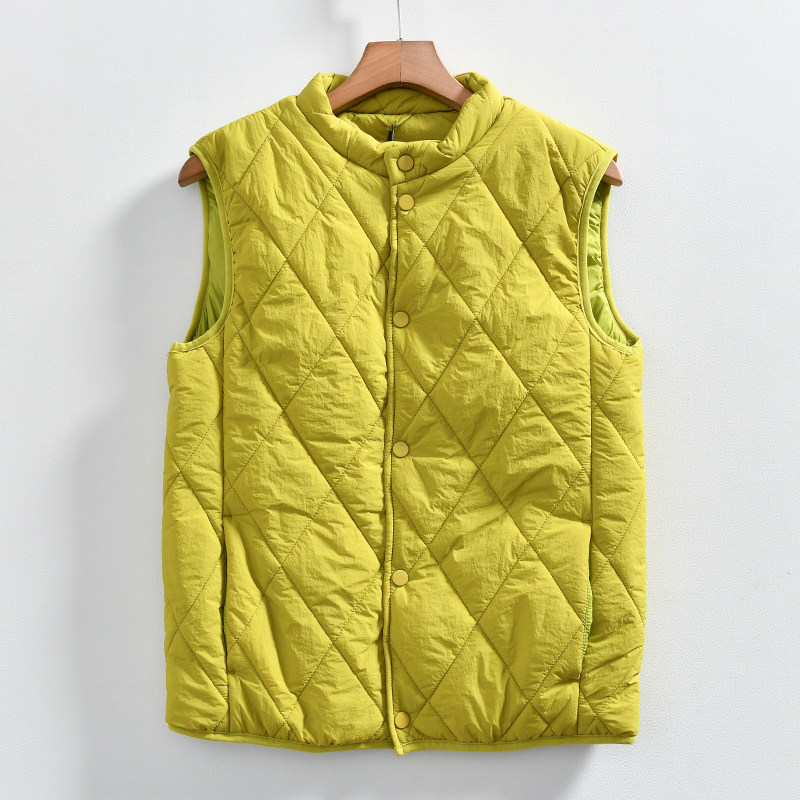 实力选手！轻盈防风保暖！秋冬男女百搭纯色立领绗缝夹棉马甲背心,淘宝优惠券,粉丝福利购,淘宝优惠卷