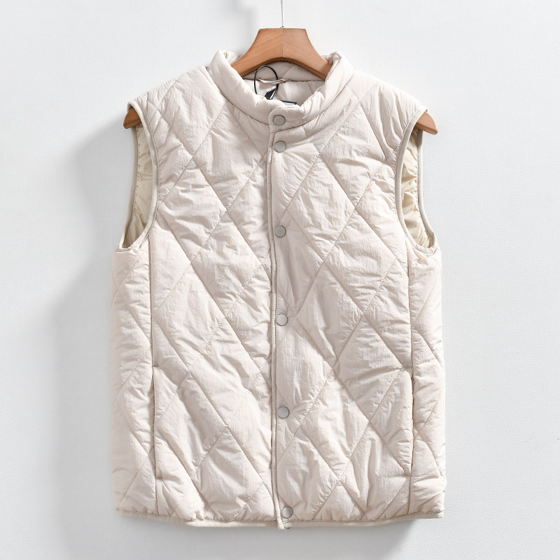 实力选手！轻盈防风保暖！秋冬男女百搭纯色立领绗缝夹棉马甲背心,淘宝优惠券,粉丝福利购,淘宝优惠卷
