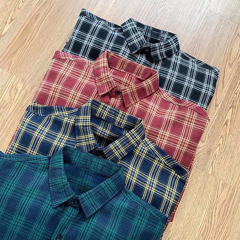 格子衬衫男韩版潮流长袖衫ins休闲百搭打底上衣帅气情侣衬衣外套,淘宝优惠券,粉丝福利购,淘宝优惠卷