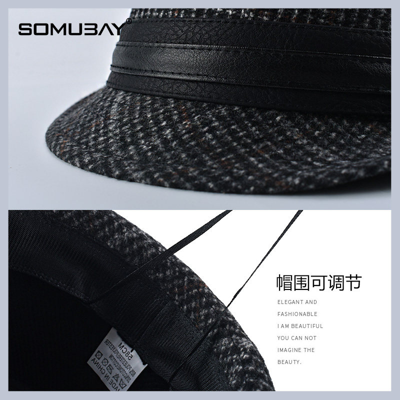 老年人礼帽男帽子冬季爷爷老人帽春秋中老年爸爸男士上海滩绅士帽,淘宝优惠券,粉丝福利购,淘宝优惠卷
