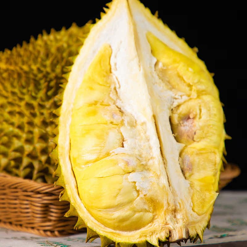 乐知果旗舰店泰国进口金枕头榴莲当季新鲜水果包邮整箱巴掌榴莲带壳2-6斤一箱2