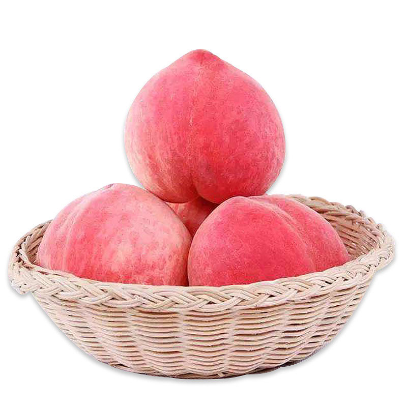 乐知果旗舰店水蜜桃新鲜现摘桃子水果大果毛桃多陕西水蜜桃当季整箱5斤包邮103