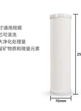 净水器10寸陶瓷滤芯直饮纯水机自来水净水机前置过滤器通用滤芯