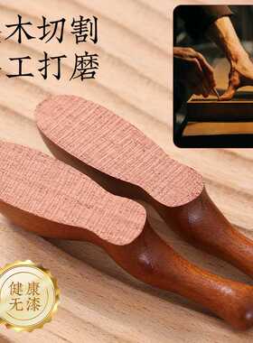 檀木按摩梳按摩头部面部经络梳随身携带伴手礼小排骨梳头部按摩梳