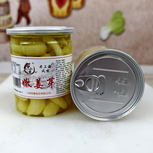 嫩姜甜糖醋500g嫩姜芽脆甜辣上海三林酱菜酱瓜系列七宝老街酱菜 - 图0