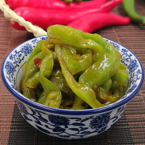 莴笋香辣口味脆咸下饭菜上海三林酱菜酱瓜系列七宝老街酱菜小酱园 - 图1