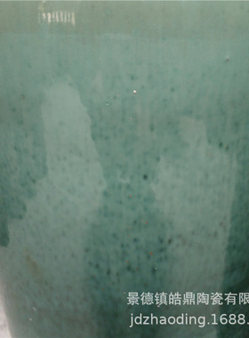 景德镇陶瓷落地花瓶简约现代复古干花器客厅酒店陶罐摆件软装饰品