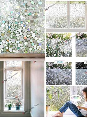 Stained Glass Window Privacy Film Static Cling Adhesive Viny