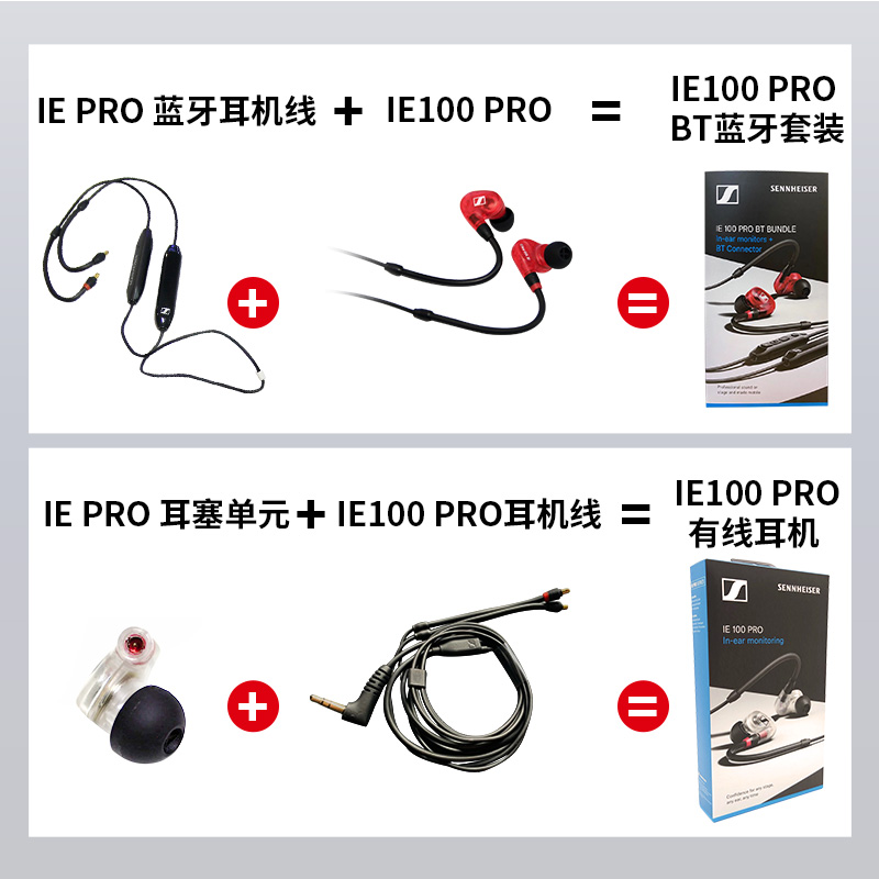 SENNHEISER/森海塞尔IE 100PRO/BT入耳式无线蓝牙监听耳机可换线 - 图1