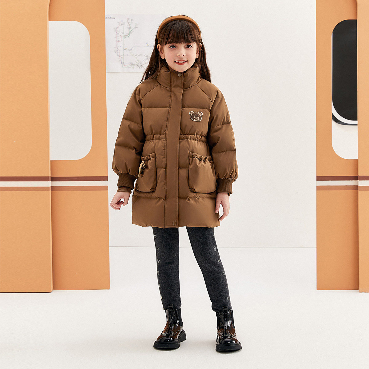 【太阳系列】minipeace太平鸟羽绒服 minipeaceoutlets店羽绒服