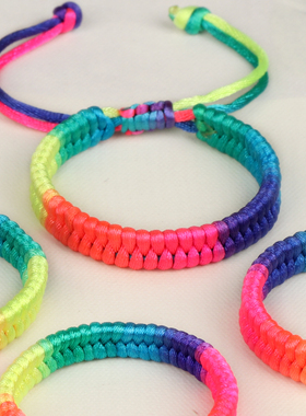 端午节五彩绳民族风手链五月节儿童宝宝小学生送礼物商场活动手绳