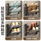Bathroom punch-free slipper rack