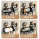 Suction cup hair dryer storage rack